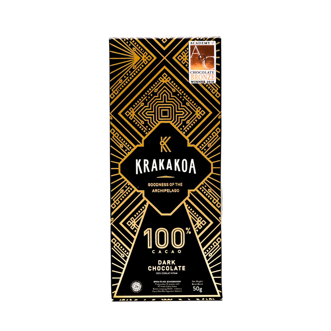 Arenga Bars 100% Dark Chocolate 50g