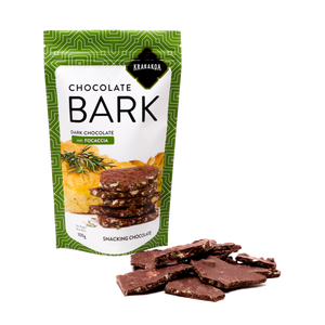 Chocolate Barks 70% Dark Chocolate with Focaccia 100g