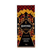 Load image into Gallery viewer, Flavoured Cinnamon Dark Milk Chocolate 50g