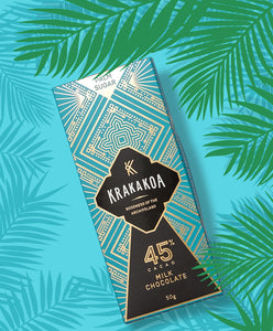 Arenga Bars 45% Milk Chocolate 50g