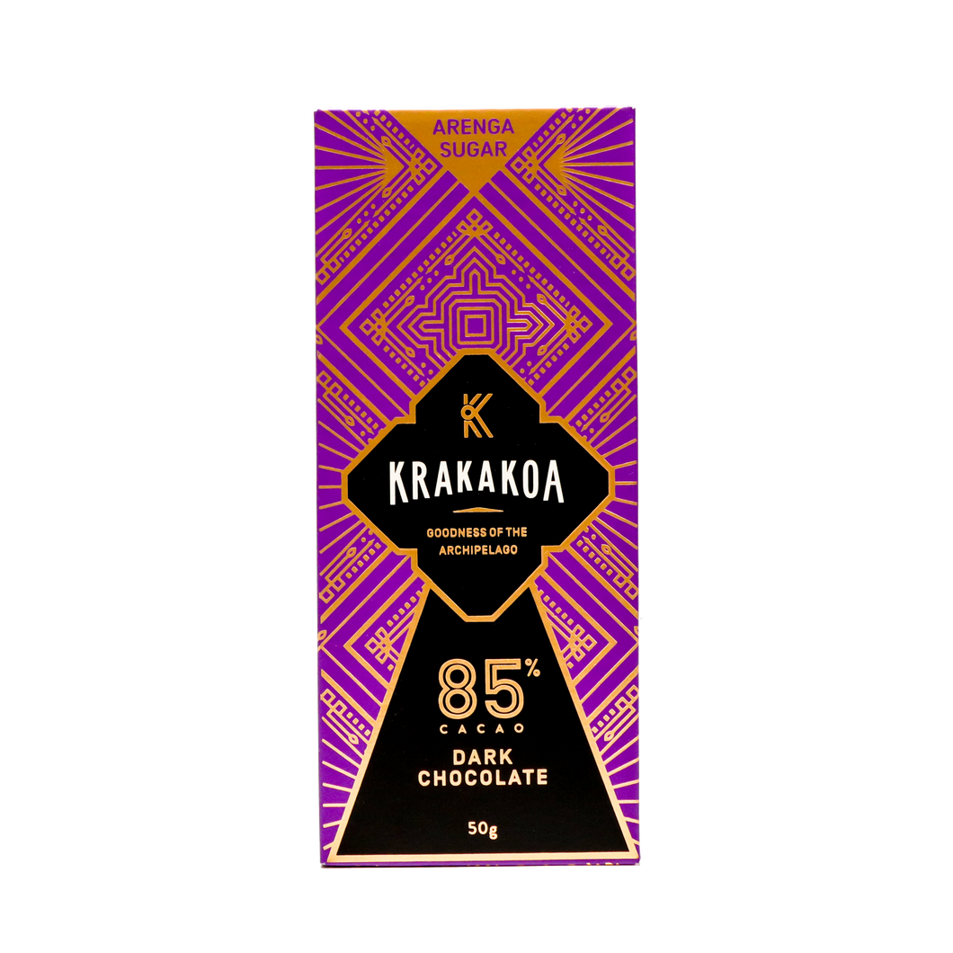 Arenga Bars 85% Dark Chocolate 50g