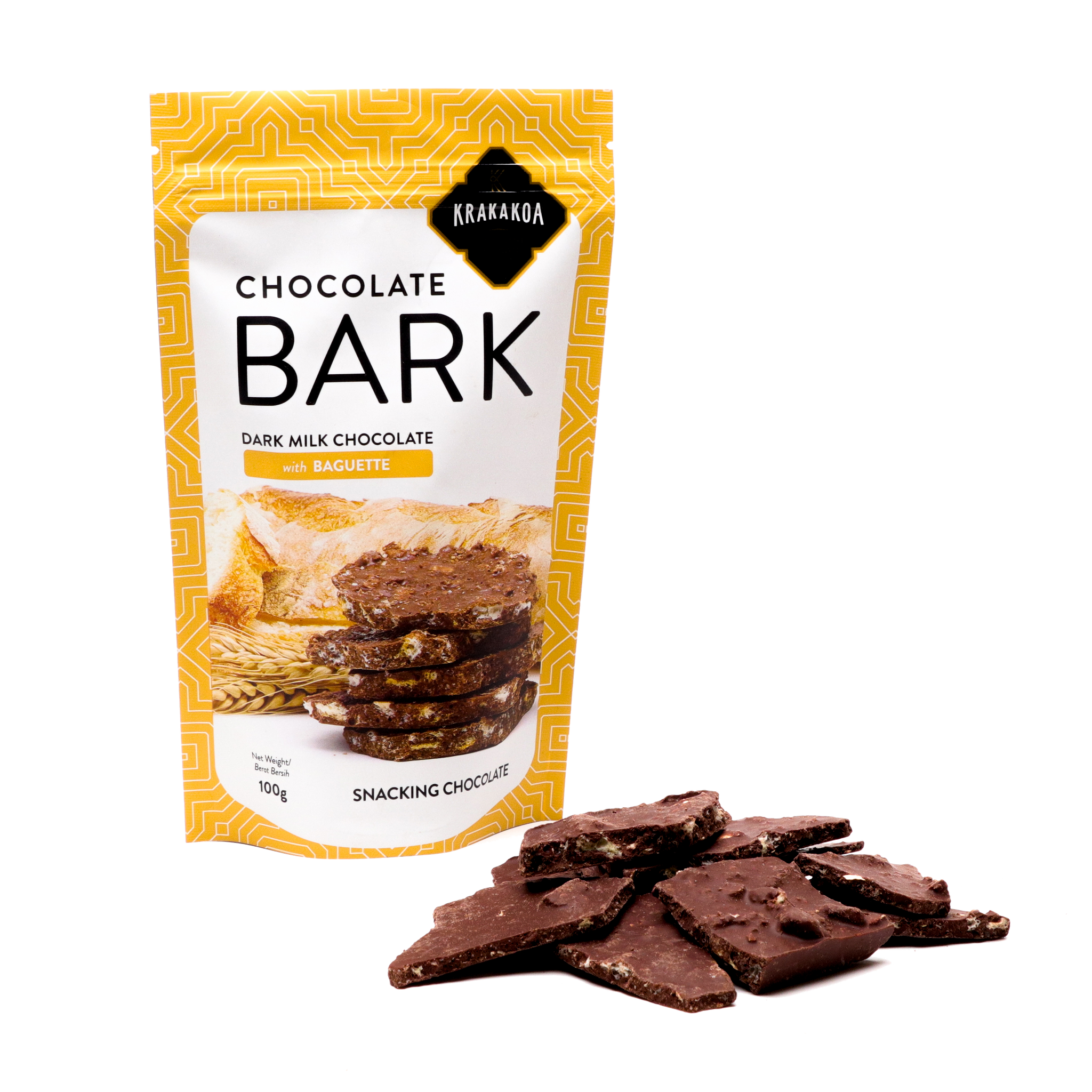 Barks Matrix Chocolate Barks 60% Dark Milk Chocolate with Baguette 100g – THE GOODS ...