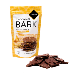 Chocolate Barks 60% Dark Milk Chocolate with Baguette 100g