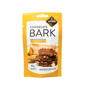 Chocolate Barks 60% Dark Milk Chocolate with Baguette 40g
