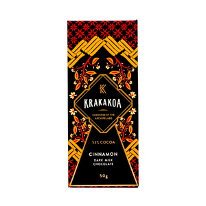 Flavoured Cinnamon Dark Milk Chocolate 50g