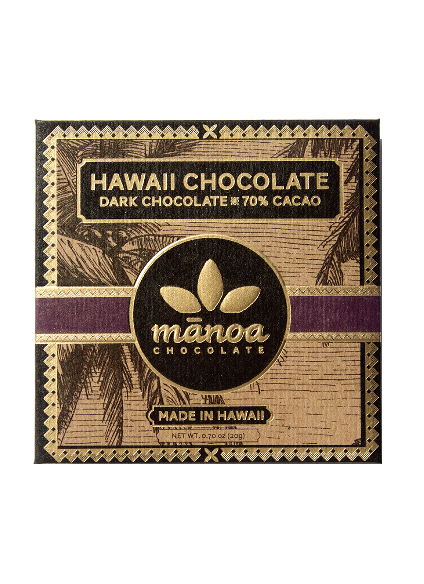 Hawaiian Hilo Dark Chocolate 20g