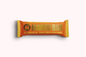 Peanut, Ginger & Salted Caramel Dark Chocolate 65% 35g