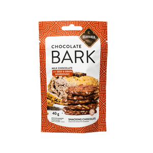 Chocolate Barks 42% Milk Chocolate with Seed and Grain Sourdough 40g